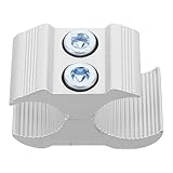 IMIKEYA Rollstuhl Rohrschelle aus Aluminiumlegierung Stabile Rohrklemme 19/22mm Gehstockhalterung mit Befestigungsmechanismus Einfache Montage Zubehör für Rollstuhl und Mobilitätshilfen