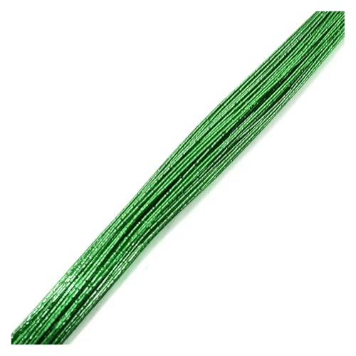 Floral Wire 25Pcs 80cm Stocking Flower Iron Wire Floral Stems Supplies for DIY Nylon Making Accessories(Color8)