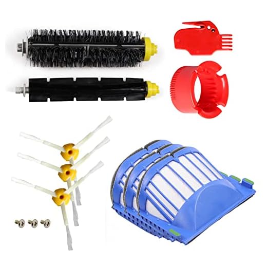 Pacote com 10 peças de reposição para aspirador de pó iRobot Roomba 600 694 692 690 680 660 665 651 650 614 500 595 585 564 Series