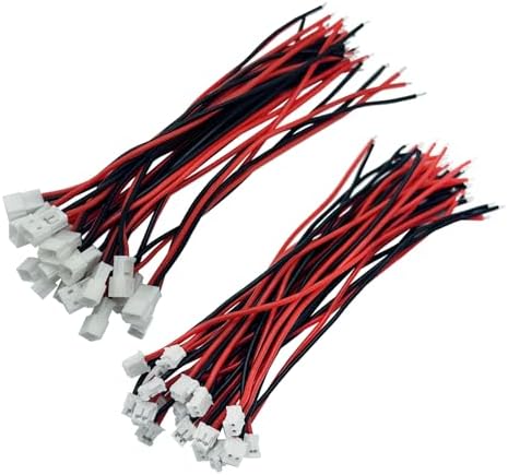 20pairs JST ZH1.5mm 2PIN Micro Electrical Male and Female Connector Plug with 100mm Wire Cables image 2