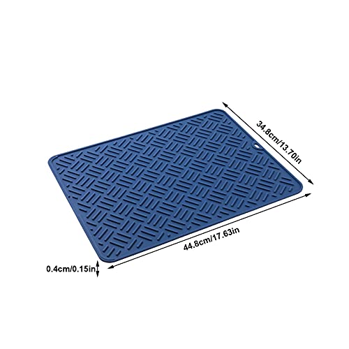 Afwasbare antislip placemats, afdruipmat van silicone, afdruipmat, grote afdruipmat, waterdichte siliconen pad, antislip… - Image 3