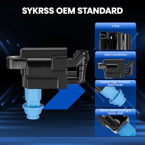 Image of 3-Pack UF228 Ignition Coils Compatible with Lexus GS300 1998-2005, IS300 2001-2005, SC300 1998-2000, Compatible with Toyota Supra 1998, 3.0L L6 - Replaces C1153 9091902216 UF-228