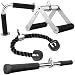 QPARVERS Cable Attachments for Gym lat pulldown attachments cable machine accessories, Straight Pull Down Bar, V-Shaped Press Down Bar, Tricep Rope, Row Handle