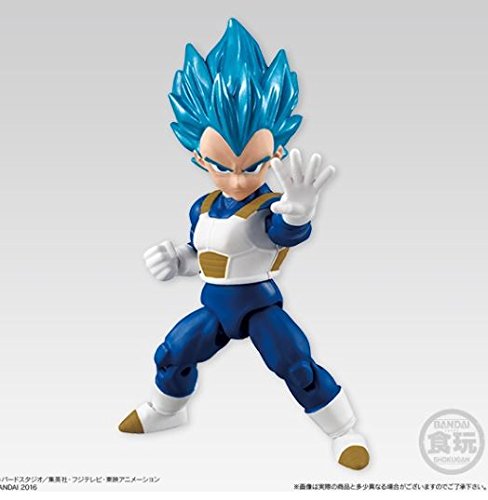 Dragon Ball Super 66 Action Dash Saiyan Vegeta SSGSS Character Mini Action Toy Figure approx. 66mm / 2.6