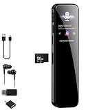 128GB大容量 ボイスレコーダー 小型 ICレコーダー 長時間録音 3072kbps音質 48時間連続使用 コンパクト 録音機 ワンボタン録音 分段録音 TFTカラーディスプレイ ヴォイスレコーダー スピーカー内蔵 ノイズキャンセリング機能 MP3プレーヤー機能 会話録音/インタビュー/会議/言語学習などに適用