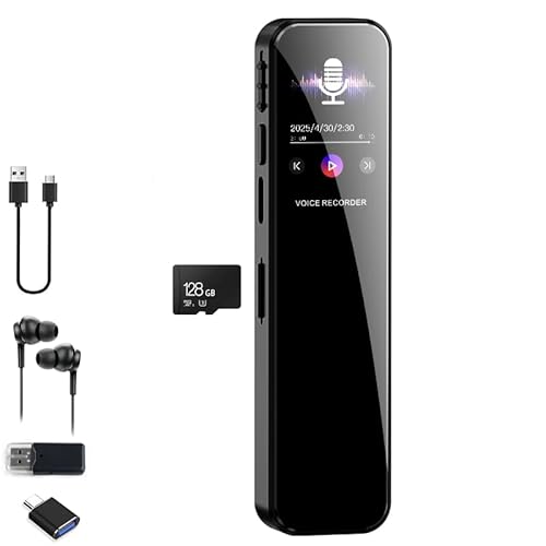 AHEHO 128GB小型ボイスレコーダー