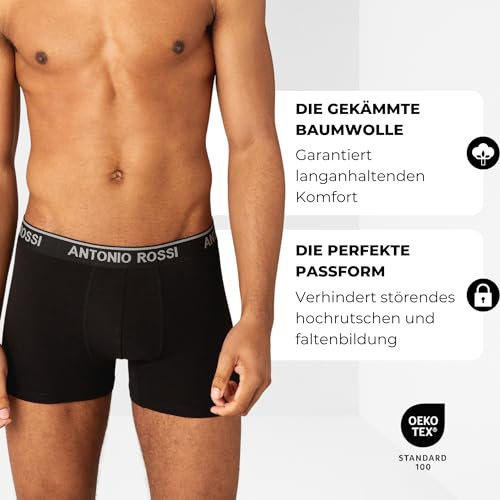 Antonio-Rossi-12er-Pack-Herren-Boxer-Hipster-Herren-Boxershorts-Multipack-mit-elastischem-Bund - Sparfuchs24.io - Preisvergleich & Top Angebote Online