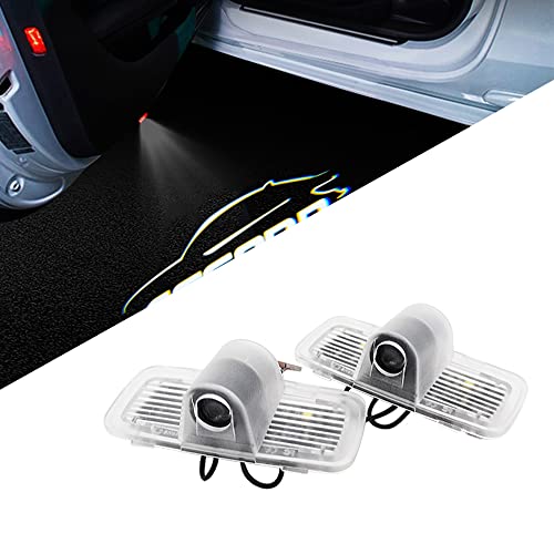 2 Pcs Car Projection LED Projector Door Shadow Light Welcome Light Laser Emblem Logo Lamps Kit...