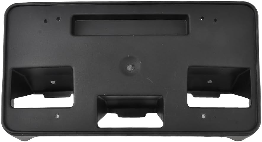 License Plate Holder Compatible with Silverado 2500 3500 HD 2021 2022 2023 Front Bumper License Plate Frame Black Mounting Bracket Accessories Replace for OE84186106