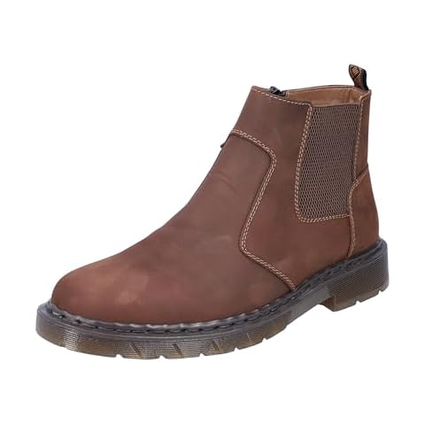 Rieker Richard Brown Leather Chelsea Boot Cover