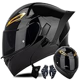 Design unique : Casque de moto doté d'une boucle à neuf segments, rapide à boucler; déverrouillage rapide de l'objectif, pour que l'objectif soit facilement séparé ; interrupteur d'objectif intérieur unique pour ouvrir les lunettes de soleil à l'intérieur du casque ; verrouillage de la carte d'objectif, pour assurer une meilleure étanchéité du casque.