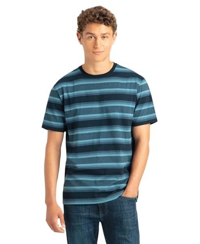 Image of Jockey 2715 Men Super Combed Cotton Rich Striped Round Neck Half Sleeve T-Shirt