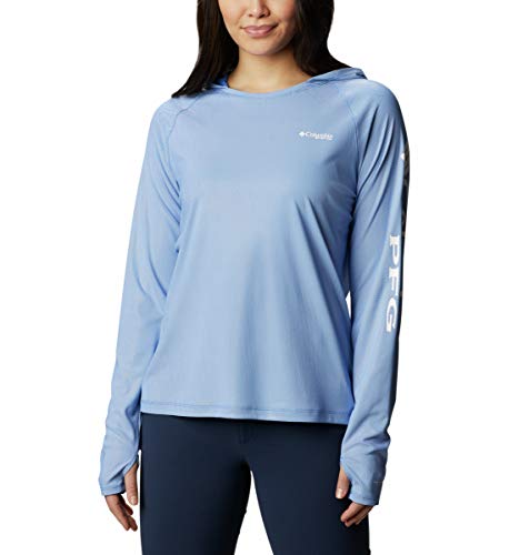 Columbia Women's Tidal Deflector Hoodie, Stormy Blue, Small