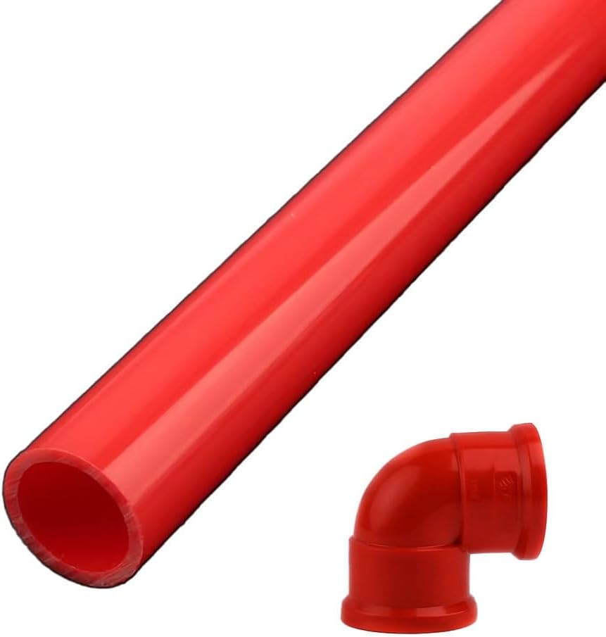 2pcs UPVC Pipe 50cm Long - Ideal for Aquariums, Garden Irrigation, DIY Plumbing Projects | OD 20/25/32/40/50/63mm(25mm pipe)