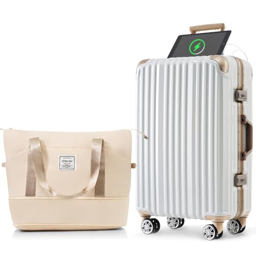 [OPSANALF] X[cP[X LTCY A~ Xgbp[t USB|[g Jbvz_[ L[P[X L[obO A~t[ 7~14 e y y  킢_uLX^[ ^ suitcase (White