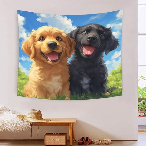 Tapiz decorativo de Golden Retriever 3D ideal para regalar