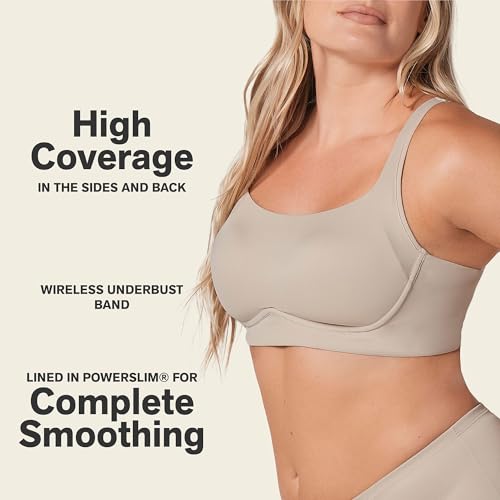 Leonisa Wireless Bras for Women, Light Support Bra, Comfortable Back Smoothing Design2