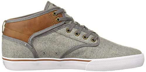Image of Globe Men's Motley Mid Shoe, Grey Knit /Toffee, 12 Medium US