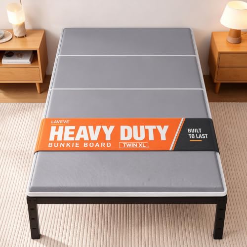 LAVEVE Heavy Duty Bunkie Board Twin XL 38'' x 79'', Anti-Slip Bed...