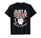 Nur ein Mädchen, das Dentalhygiene Dental Assistant liebt T-Shirt