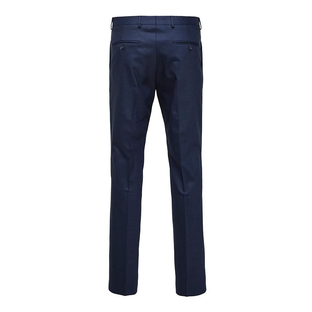 SELECTED HOMME Slhslim-mylostate Dk Blue TRS B Noos Pantaloni Eleganti Uomo