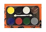 Happy Halloween 8 Make Up Face Paints Colors Kit for Kids Halloween Party Water Based Paint