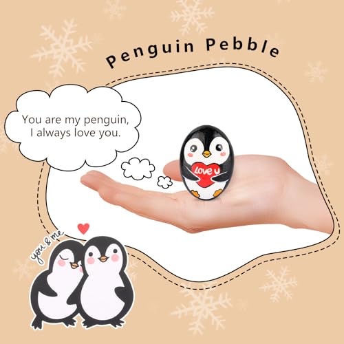 Penguin Gifts for Men Women, Penguin Pebble, You are My Penguin Anniversary Valentines Romantic Gift for Boyfriend Girlfriend Wife Husband — view 5