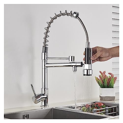 Robinet de cuisine extractible double jet pour simplifier vos recettes