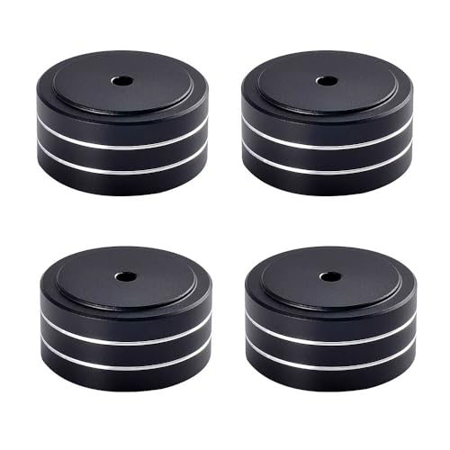 4Pcs �C���V�����[�^�[ �I�[�f�B�I �n�E�����O�h�~ �X�s�[�J�[�p ����~�߃����O�t�� �z�[���V�A�^�[�AAV���V�[�o�[�A�A���v�A�T�E���h�V�X�e���p 40MM*22MM