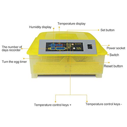 AASSDOO 48 Egg Incubator Automatic Turn Egg Digitale Temperaturregelung Brutmaschine in der Nutztierfütterung für Küken… – Bild 6
