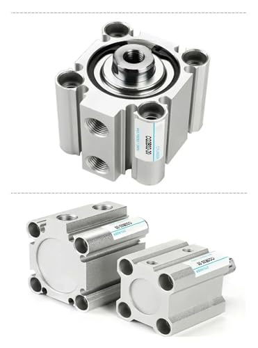 Cylindre compact SMC type CQ2B50x15 double effet pour automatisme - 7