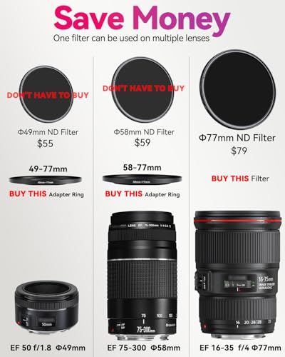Image of 67-86mm Step-Up Ring Adapter, 67mm to 86mm Step Up Filter Ring for 67mm Lens Install 86mm ND CPL UV Camera Lens Filter(67mm-86mm)