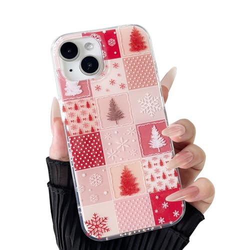 ZTOFERA Cute Aesthetic Case for iPhone 15-Christmas