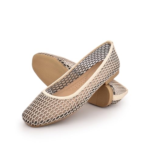 Image of CUSCINO Womens Breathable Net Ballet Flat