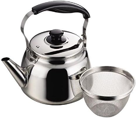 Amazon やかん Ih おしゃれ 麦茶ケトル フレッティ2 ステンレス広口ケトル 5l 茶こし付 かわいい やかん ケトル オンライン通販