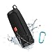 Pushingbest Carrying Case for JBL Charge 3 Speaker Durable Silicone Extra Carabiner Offered for Easy Carrying Black