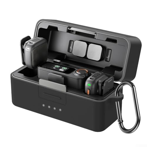 Silicone Cases for DJI Mic 3, Shockproof Wear-Resistant Protective Cover for Microphone Charging Cases Accessories