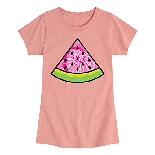 Instant Message - Tie Dye Watermelon - Toddler & Youth Girls Short Sleeve Graphic T-Shirt