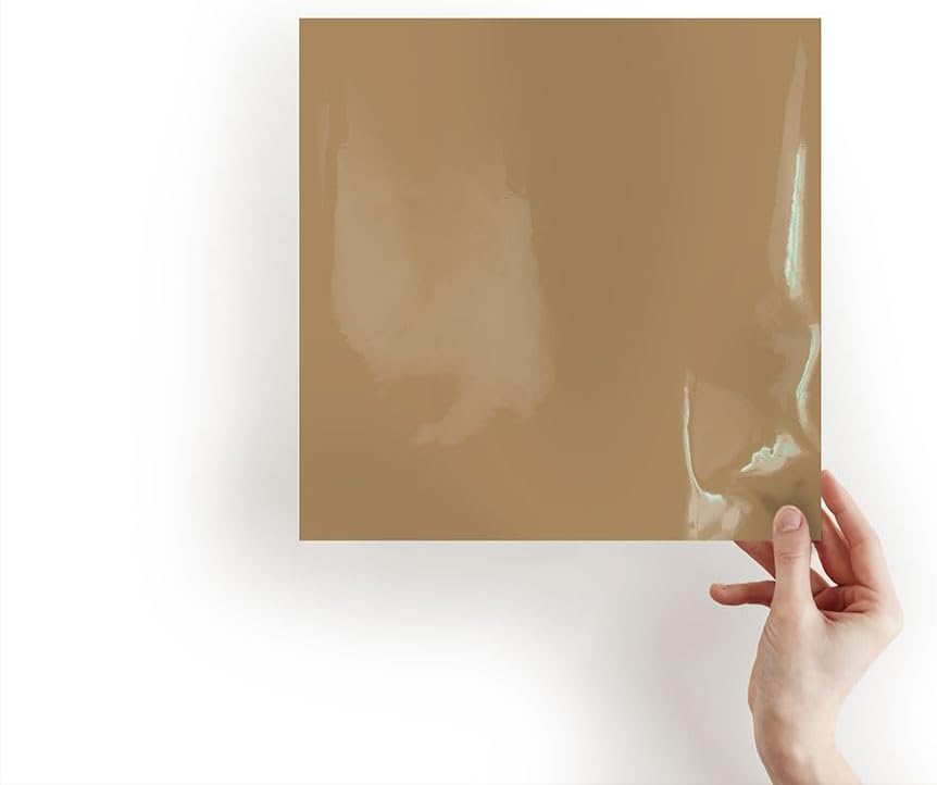 12.125" x 50ft Roll of Oracal 651 Light Brown Craft Vinyl - On a 1.5" Core - Adhesive Film for Cricut, Silhouette, and Cameo Cutters - Gloss Finish - Outdoor and Permanent