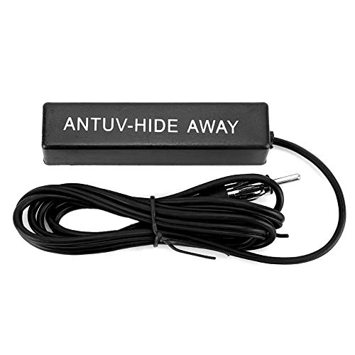 Antena para Automvil, Radio Estreo para Automvil Universal Seal Area Antena Oculta Mejorada Negro