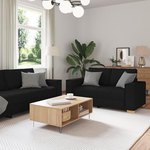 La profondità della seduta di 50 cm e l'altezza delle gambe di 6 cm sono progettate per offrire un comfort adeguato durante il relax o incontri informali.