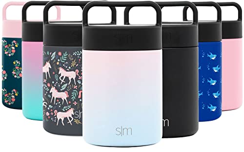 Simple Modern Food Jar Insulated Lunch Thermos - Provision Stainless Steel Leak Proof Storage for Hot Food - 12oz Ombre: Sweet Taffy