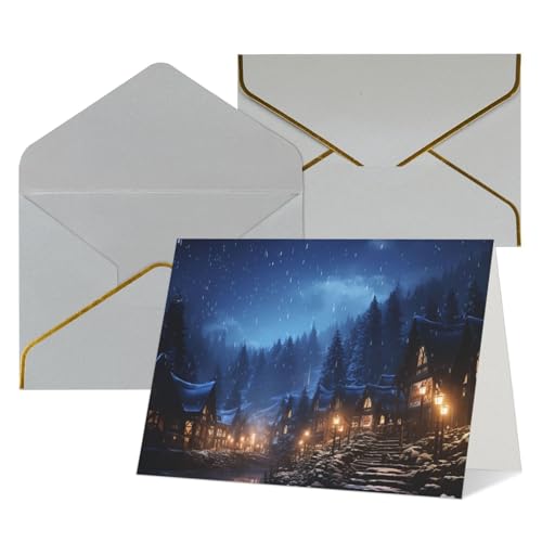 Cartes de voeux et anniversaire Thinking of You avec enveloppe kraft mariage