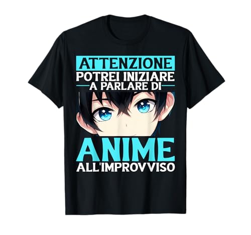 Anime Manga Otaku Amante Degli Anime Kawaii Estetica Maglietta