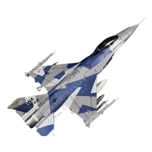 Modèle fini F-16C avion de combat miniature en alliage injecté haute fidélité échelle 1/72