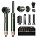 7 In 1 Airstyler Pro,Atopskins Hairstyler Warmluftbürste Set, 11,0000 Rpm Föhn mit Diffusor,Rundbürstenföhn,Gl... Waves Lockenstab Airflow-Wrap |Geschenkset für Frauen Styling, Volumisieren