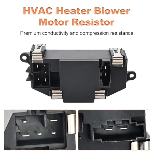 Image of HVAC Heater Blower Motor Resistor Compatible with Audi Q3 Q7 TT Quattro Volkswagen CC Beetle Eos Golf R GTI Passat Tiguan Blower Motor Resistor Replacement for 3C0907521D 3C0907521F 3C0907521G