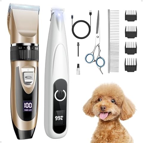 PAPMINI 2 in 1 Dog Grooming Kit Cover