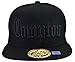 Incrediblegifts Compton Snap Back Black Hat Black Embroidered