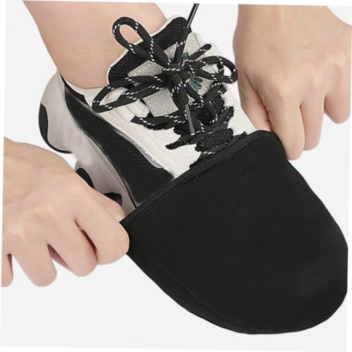Cubiertas para zapatos de ciclismo a prueba de viento, cubiertas para dedos, calentadoras para ciclismo, overshoes cálidos para ciclismo al aire libre miniatura 3